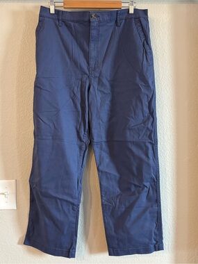 G.H. Bass & Co. Blue Straight-Leg Women's Pants 14
